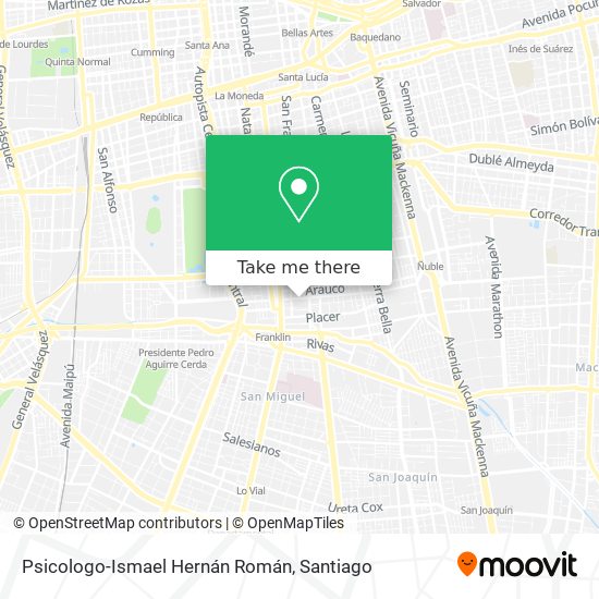 Psicologo-Ismael Hernán Román map