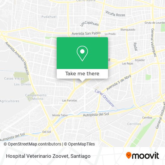 Hospital Veterinario Zoovet map