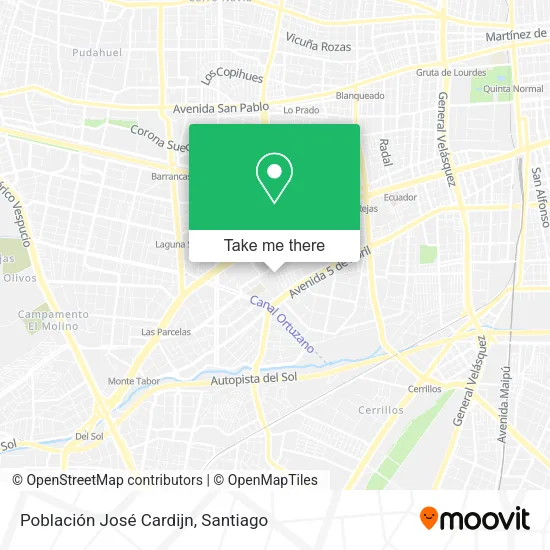 Mapa de Población José Cardijn