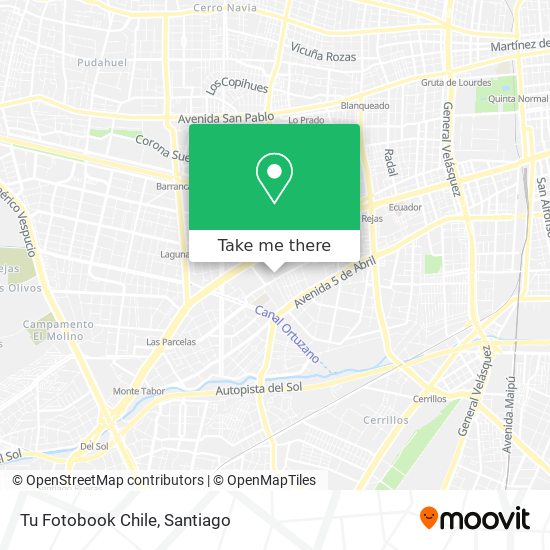 Mapa de Tu Fotobook Chile