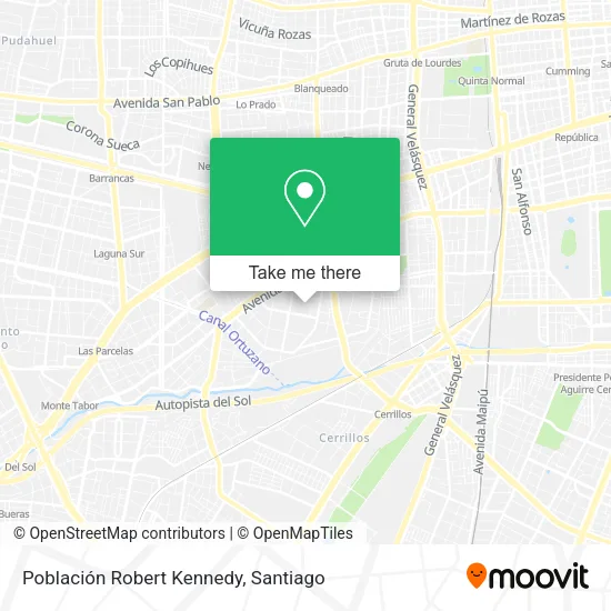 Población Robert Kennedy map