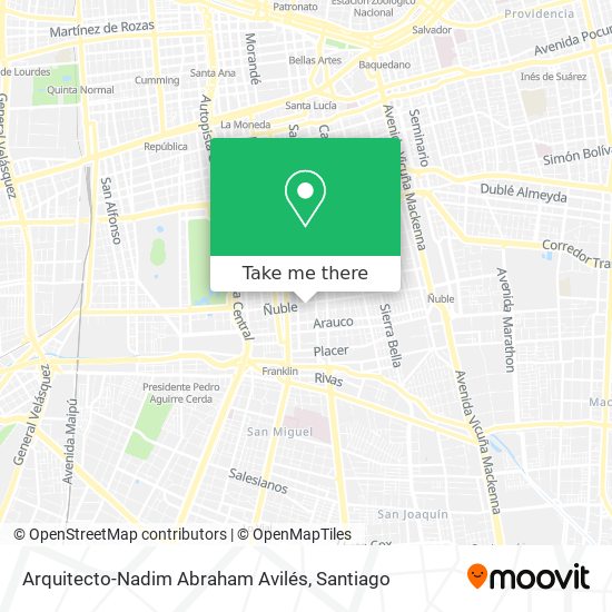 Mapa de Arquitecto-Nadim Abraham Avilés