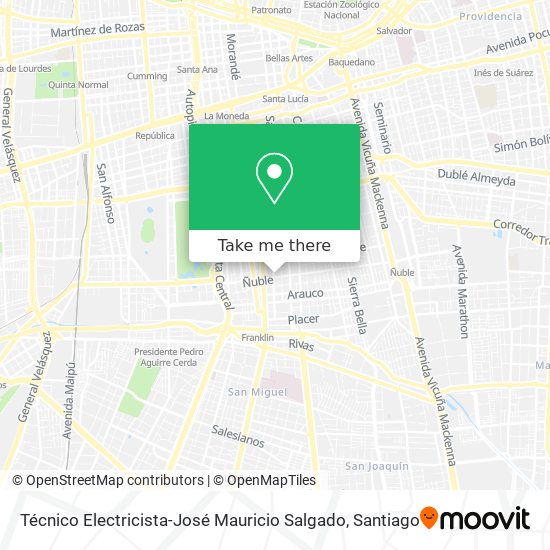 Mapa de Técnico Electricista-José Mauricio Salgado