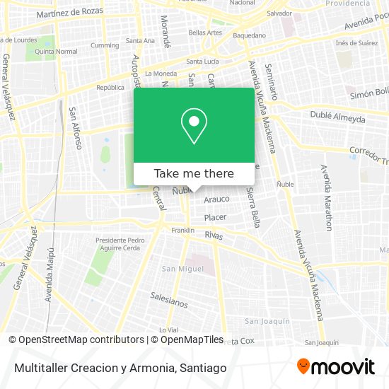 Mapa de Multitaller Creacion y Armonia