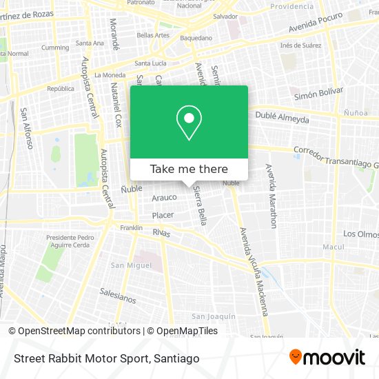 Street Rabbit Motor Sport map