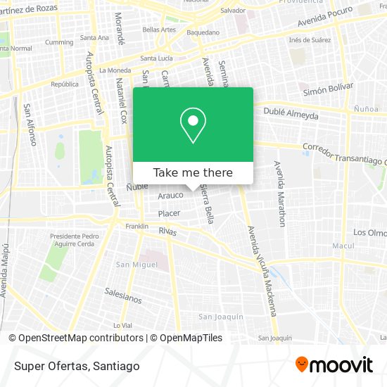 Super Ofertas map