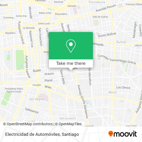Electricidad de Automóviles map