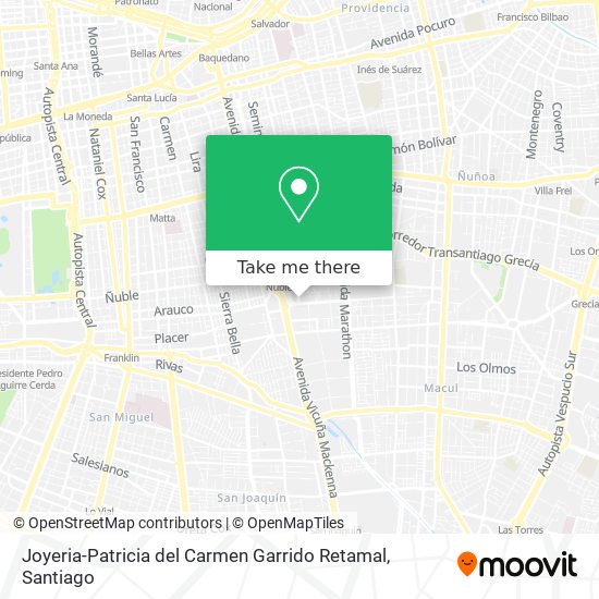 Joyeria-Patricia del Carmen Garrido Retamal map