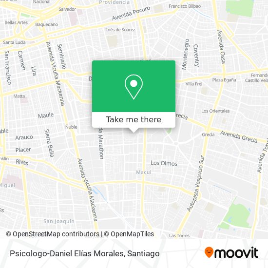 Psicologo-Daniel Elías Morales map