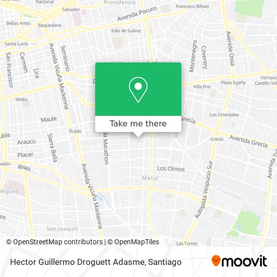 Hector Guillermo Droguett Adasme map