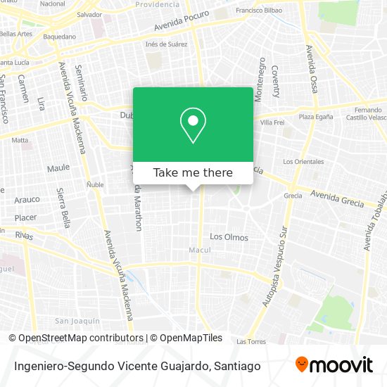 Ingeniero-Segundo Vicente Guajardo map