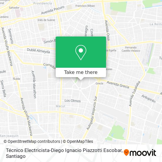 Técnico Electricista-Diego Ignacio Piazzotti Escobar map