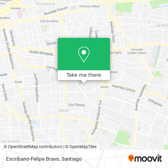 Escribano-Felipe Bravo map