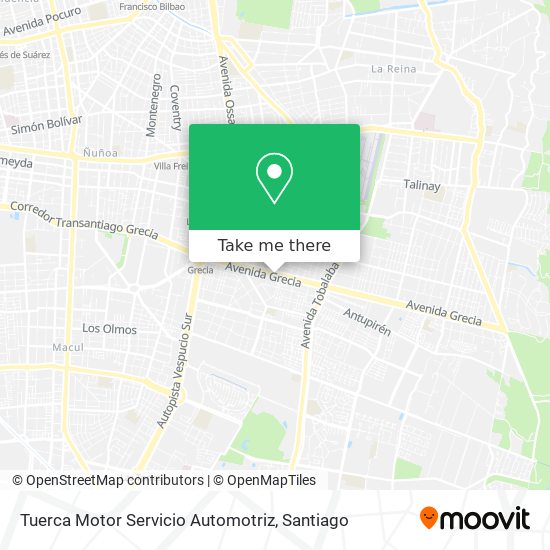 Mapa de Tuerca Motor Servicio Automotriz