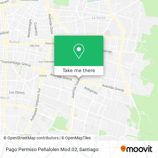 Pago Permiso Peñalolen Mod.02 map