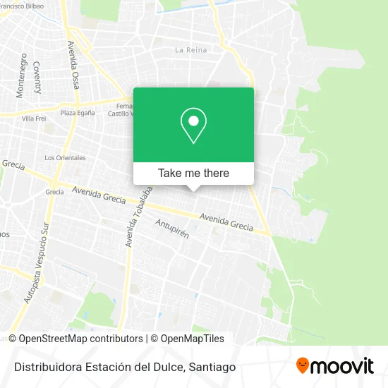 Distribuidora Estación del Dulce map
