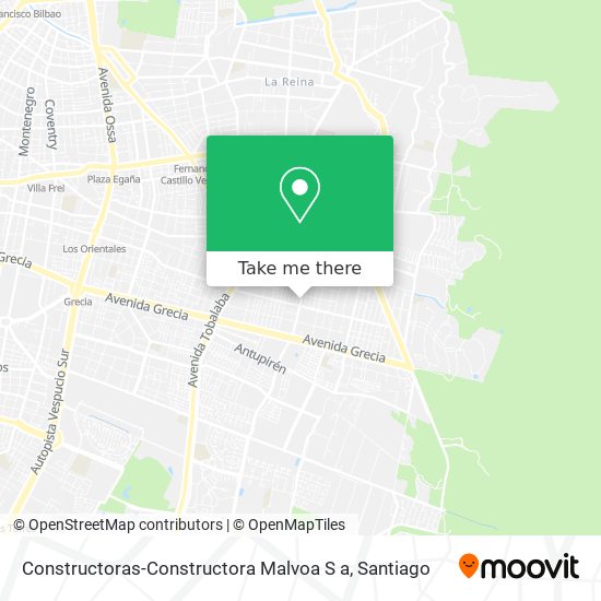 Constructoras-Constructora Malvoa S a map