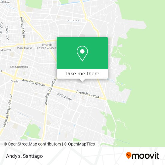Mapa de Andy's