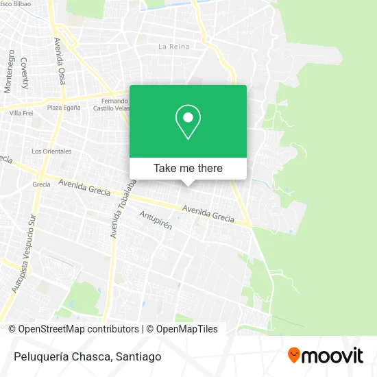 Peluquería Chasca map