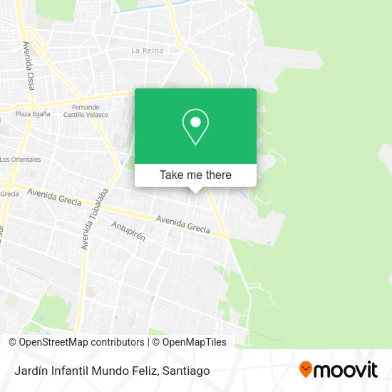 Jardín Infantil Mundo Feliz map