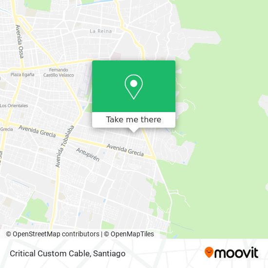 Critical Custom Cable map