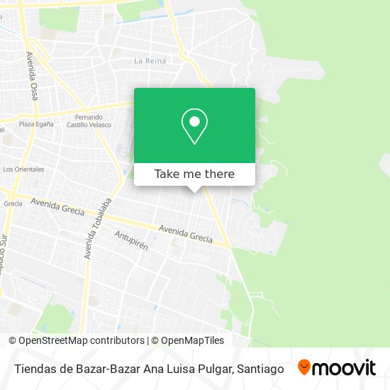 Mapa de Tiendas de Bazar-Bazar Ana Luisa Pulgar