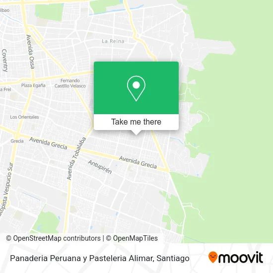 Panaderia Peruana y Pasteleria Alimar map