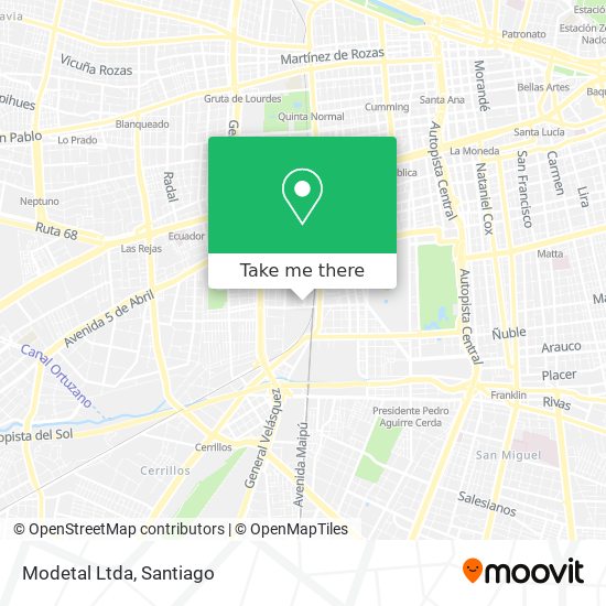 Modetal Ltda map