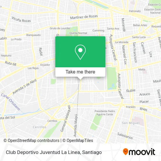 Club Deportivo Juventud La Linea map