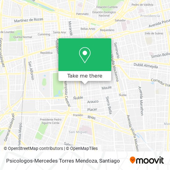 Psicologos-Mercedes Torres Mendoza map