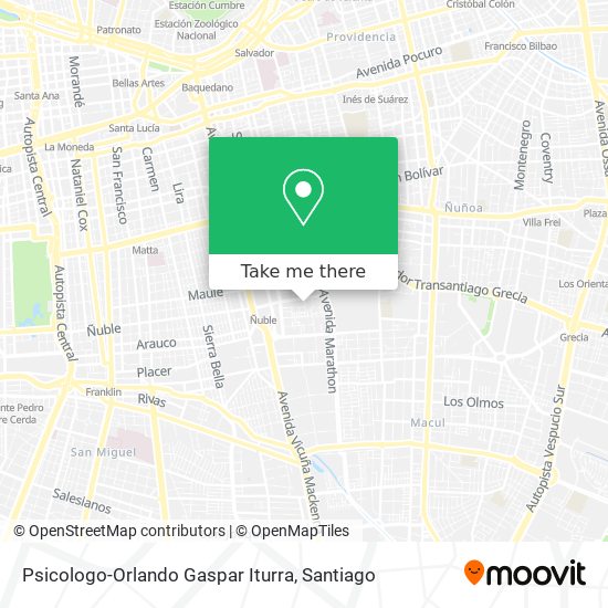 Psicologo-Orlando Gaspar Iturra map