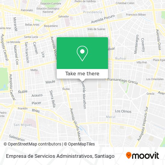 Empresa de Servicios Administrativos map