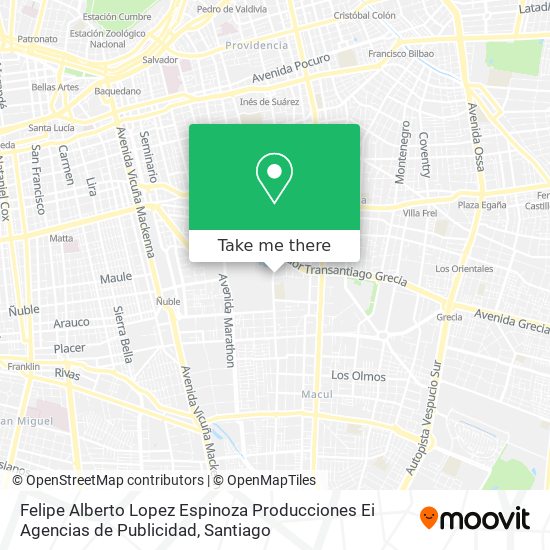 Felipe Alberto Lopez Espinoza Producciones Ei Agencias de Publicidad map