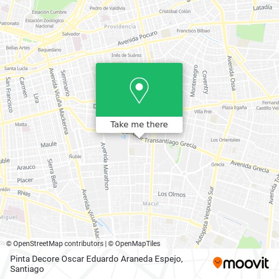 Mapa de Pinta Decore Oscar Eduardo Araneda Espejo