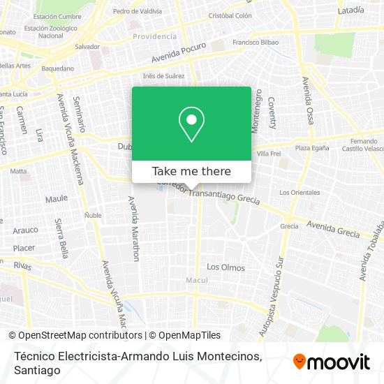 Técnico Electricista-Armando Luis Montecinos map