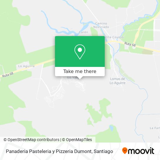 Mapa de Panaderia Pasteleria y Pizzeria Dumont