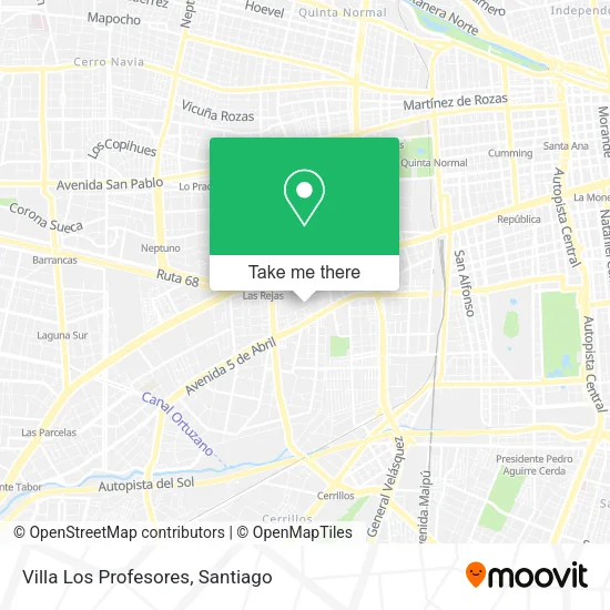 Villa Los Profesores map