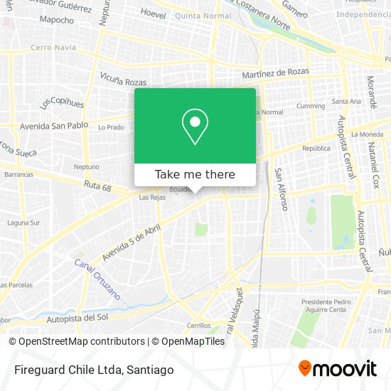 Fireguard Chile Ltda map