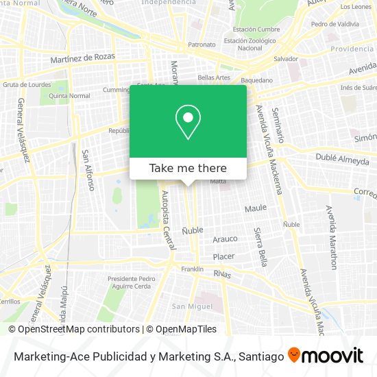 Marketing-Ace Publicidad y Marketing S.A. map