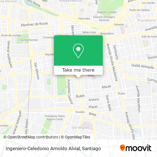 Ingeniero-Celedonio Arnoldo Alvial map