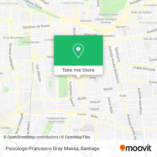 Psicologo-Francesco Gray Massa map