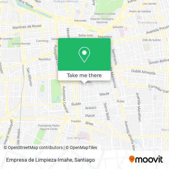 Empresa de Limpieza-Imahe map