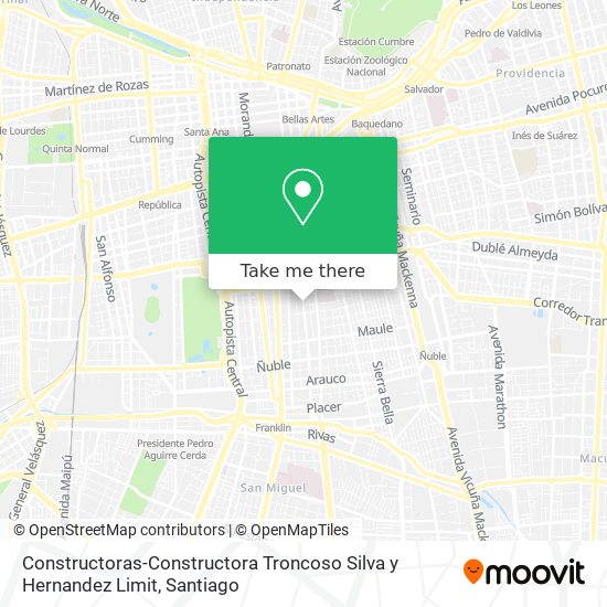 Constructoras-Constructora Troncoso Silva y Hernandez Limit map