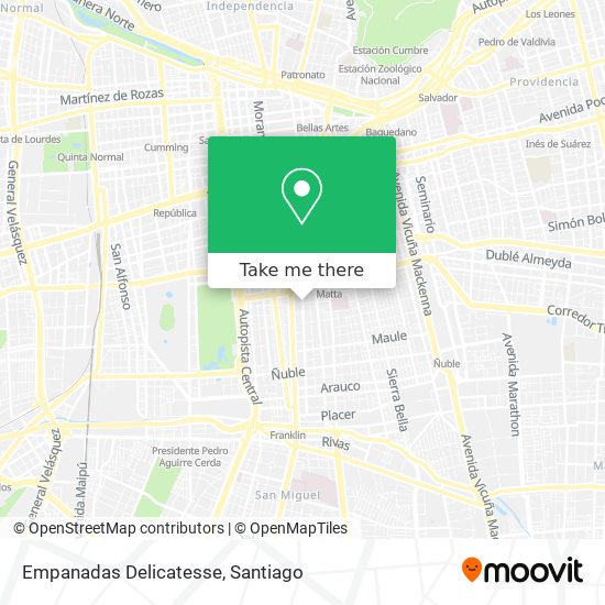 Mapa de Empanadas Delicatesse