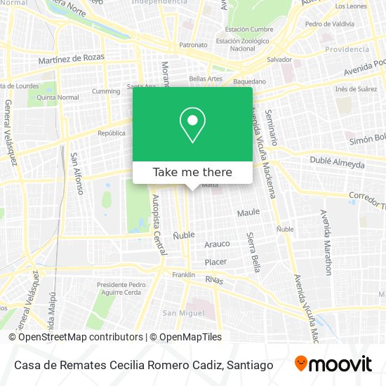 Casa de Remates Cecilia Romero Cadiz map