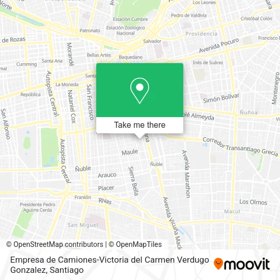 Empresa de Camiones-Victoria del Carmen Verdugo Gonzalez map