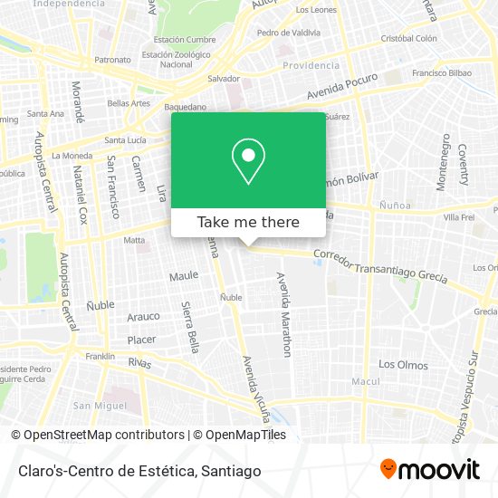 Mapa de Claro's-Centro de Estética