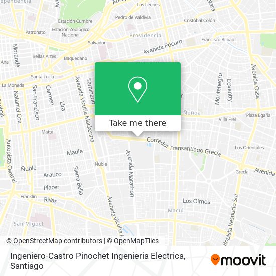 Ingeniero-Castro Pinochet Ingenieria Electrica map