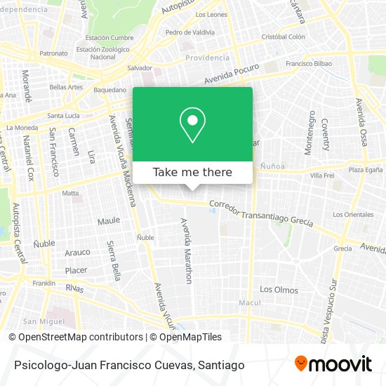 Psicologo-Juan Francisco Cuevas map