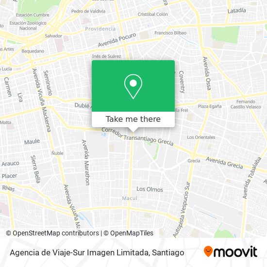 Agencia de Viaje-Sur Imagen Limitada map